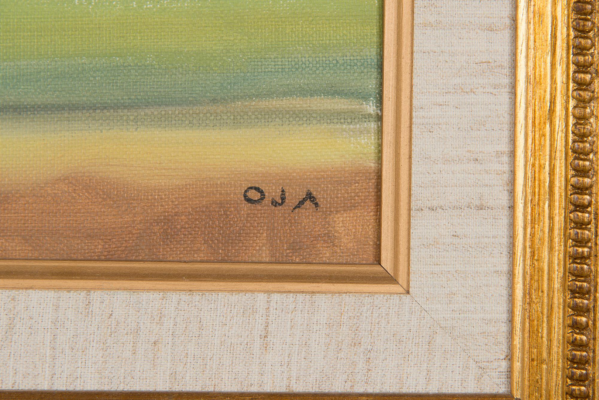 Onni Oja, Kesämaisema (aihe Vihdistä).