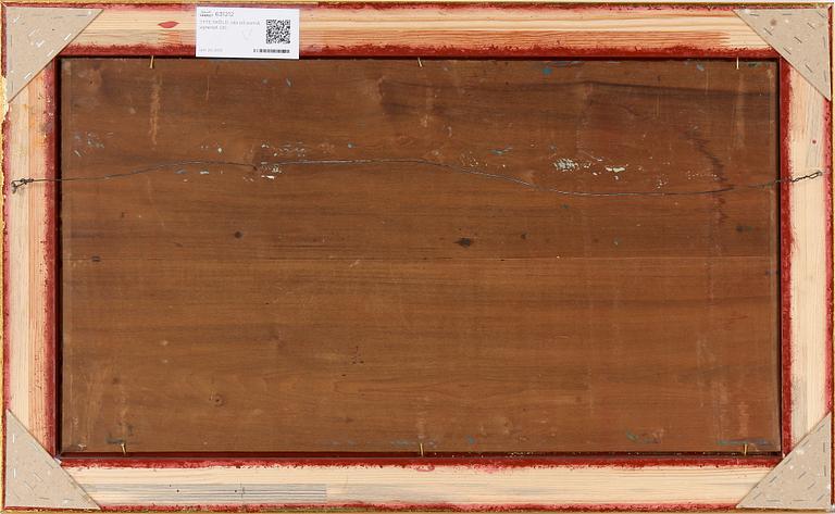 OTTE SKÖLD, olja på pannå, signerad.