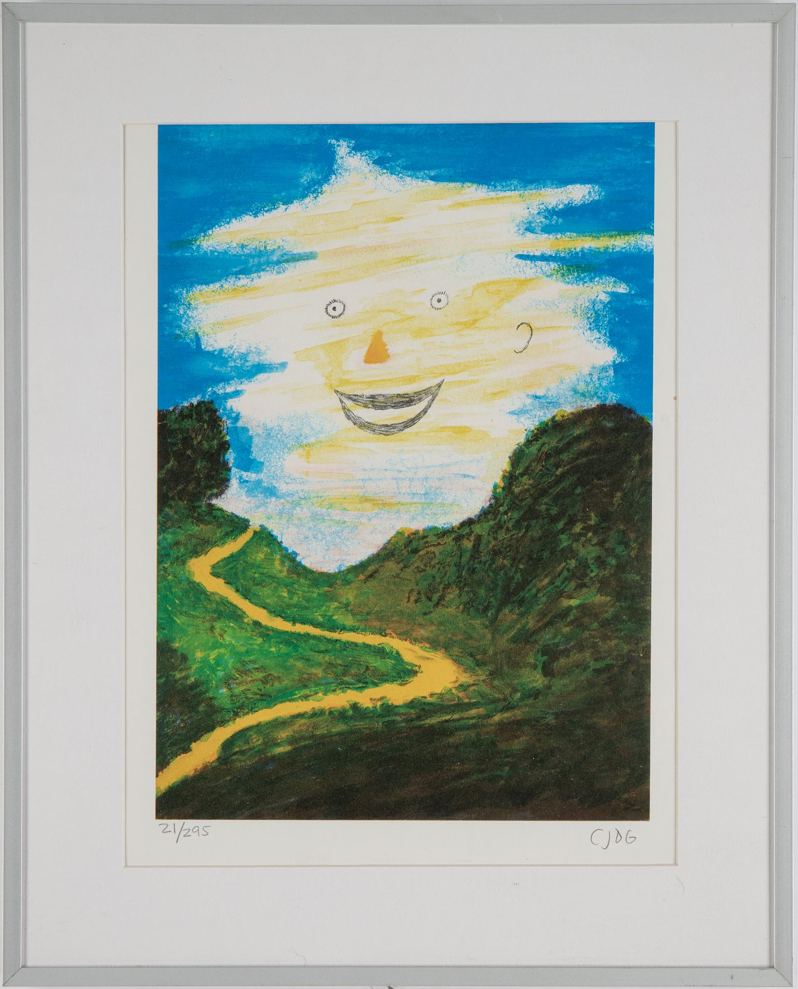 CARL JOHAN DE GEER, lithograph in colours, signed 21/295.
