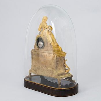 A neo-rococo mantel clock marked S Marti et Cie, France, mid-19th century.