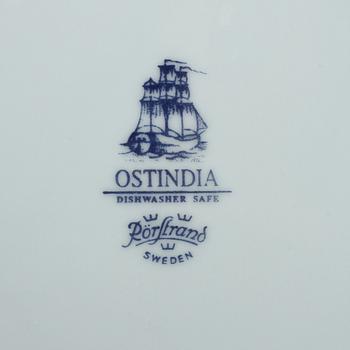 SERVISDELAR, 43 st, porslin, "Ostindia", Rörstrand, 1900-talets andra hälft.
