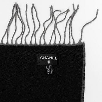 Chanel, A wool and cashmere pillow and blanket set.