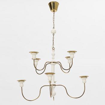 Josef Frank, chandelier, model 2586, Svenskt Tenn.