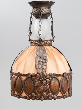 TAKLAMPA, jugend, sekelskiftet 1900. Höjd ca 80 cm.