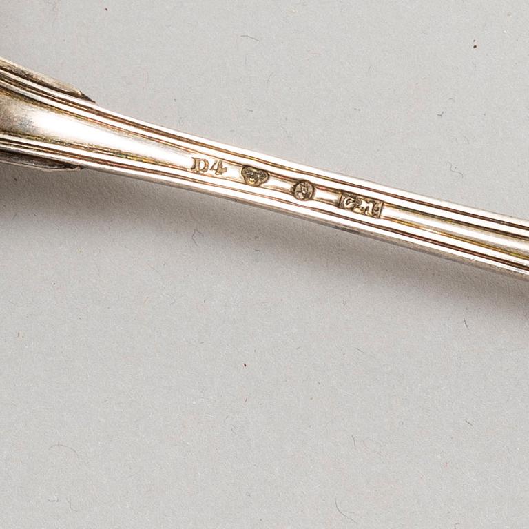 SOPPLEV SAMT SÅSSKED, silver, bl a N.L. Kjellberg, Kalmar 1815.