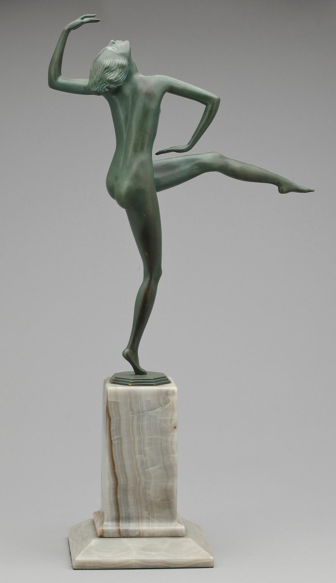 FELIX WEISS, skulptur, signerad o daterad 1930.