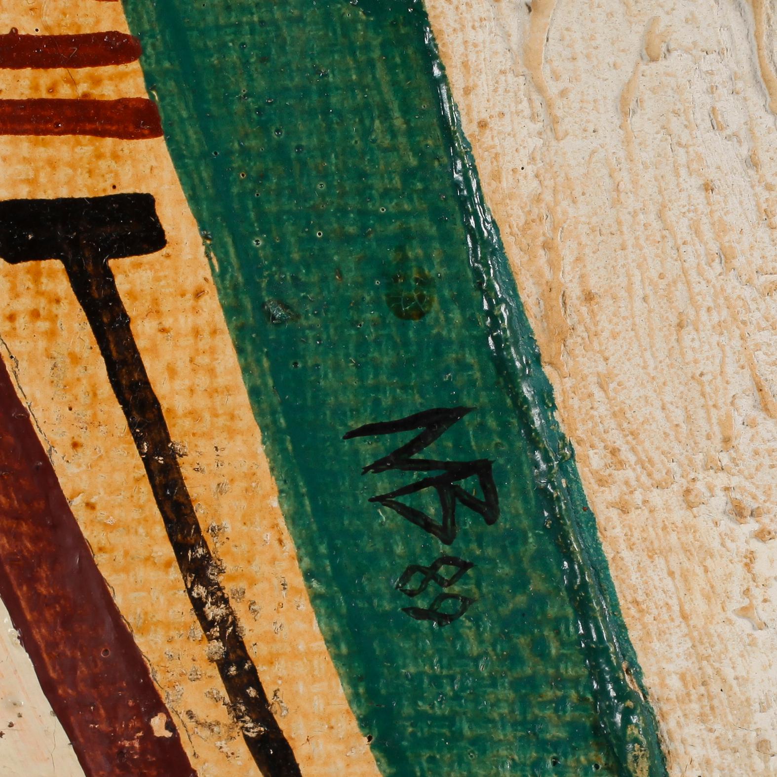 OIDENTIFIERAD KONSTNÄR, blandteknik, monogramsignerad MB - 89.