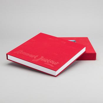 BOK, "Lennart Jirlow - Målaren", samt litografi, signerad och numrerad 98/180,