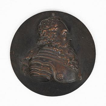 Svensk regentlängd, medaljonger, metall, 20 st , sekelskiftet 1800/1900.