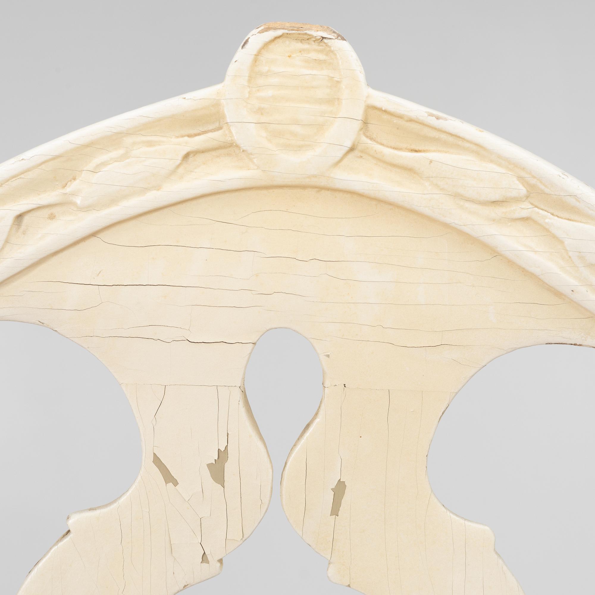 Three Gustavian chairs, late 18th Century.