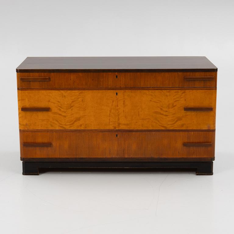 Svenska Möbelfabrikerna, byrå och spegel, "Svea", 1930-tal, Bodafors, 1930-tal.