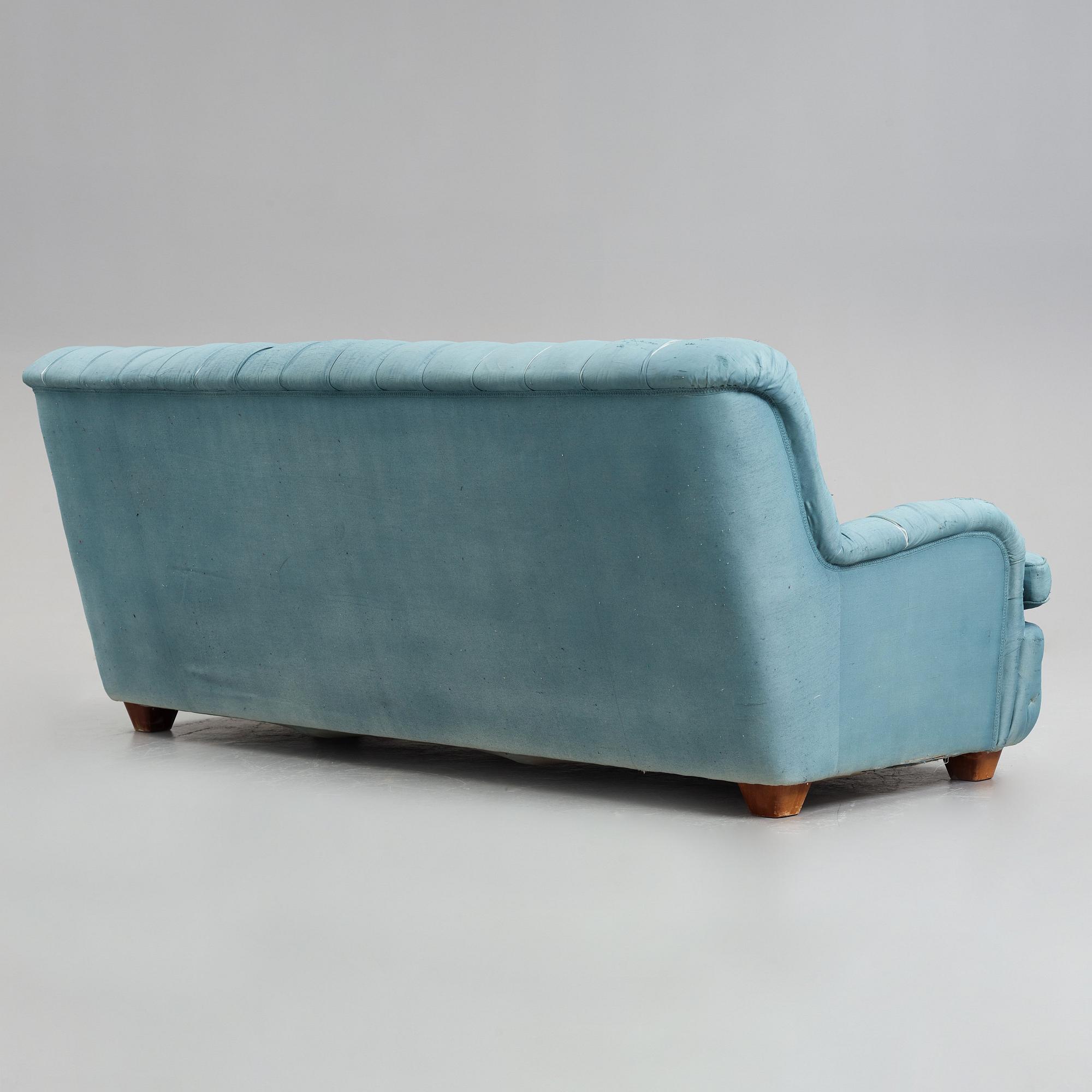 Hans Buser, soffa, sannolikt för Simmen in Brugg, Schweiz 1930-40-tal.