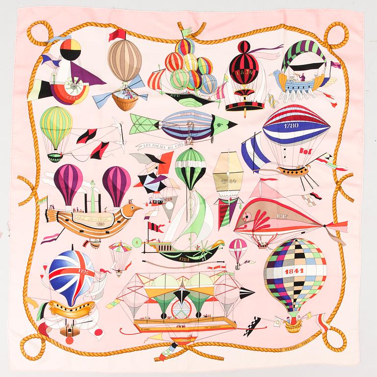 HERMÈS, "Les folies du ciel", SCARF.