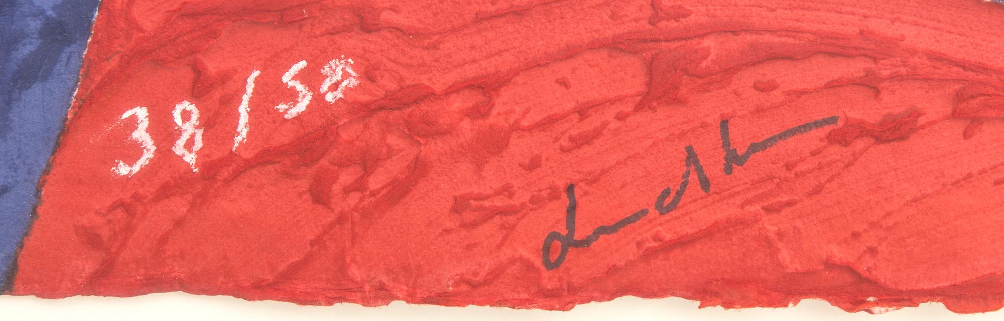 Bengt Lindström, carborundum signerat och numrerat 38/50.