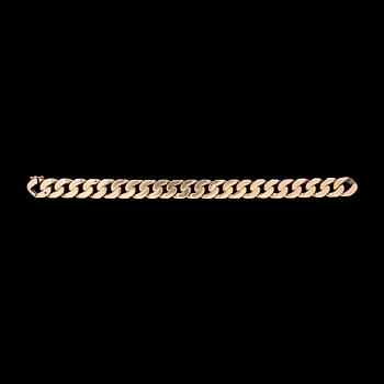 259. BRACELET, gold.