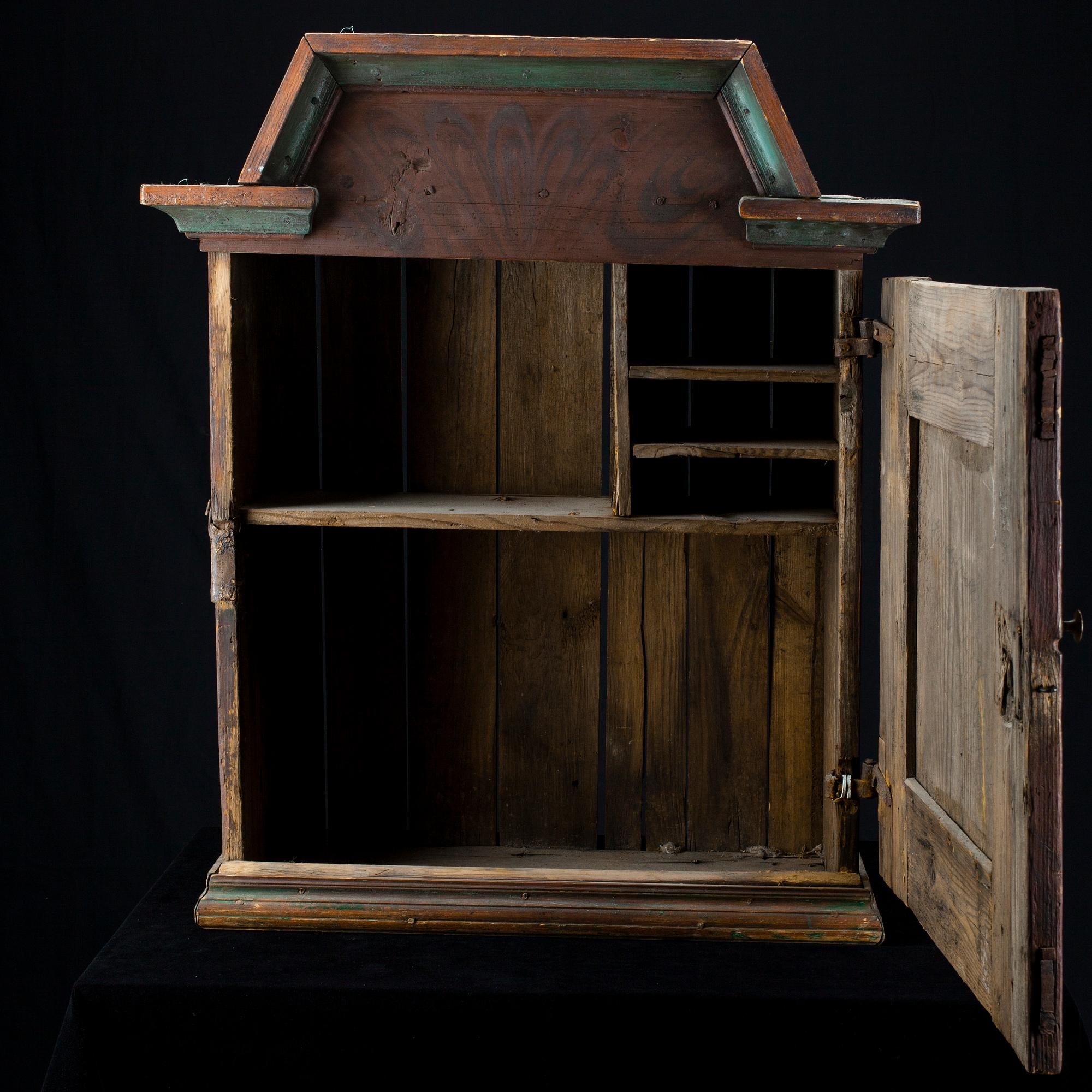 SKÅP, allmoge, Österbotten, 1800-luku.