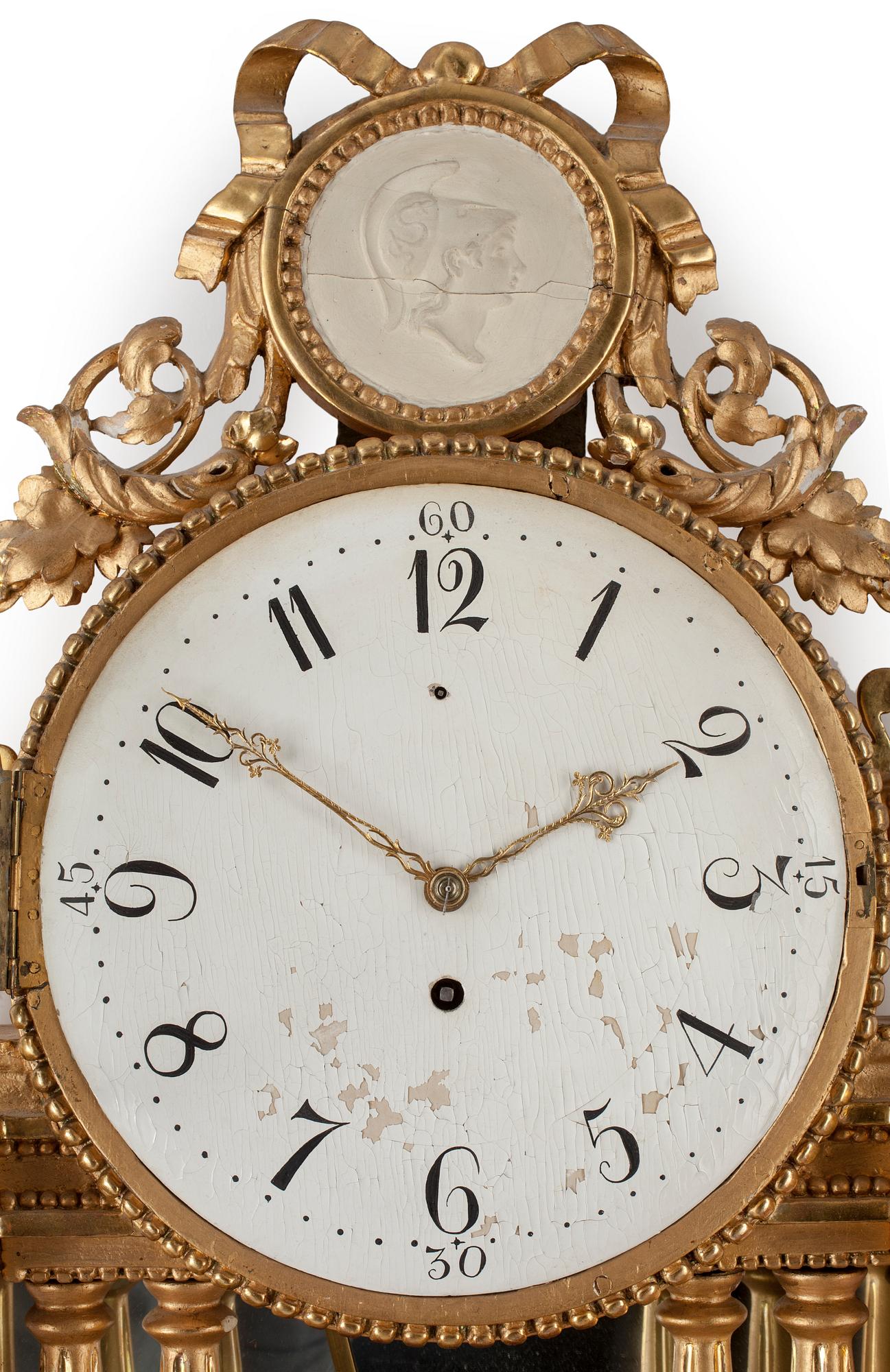 VÄGGPENDYL, Gustaviansk, 1700-tal.