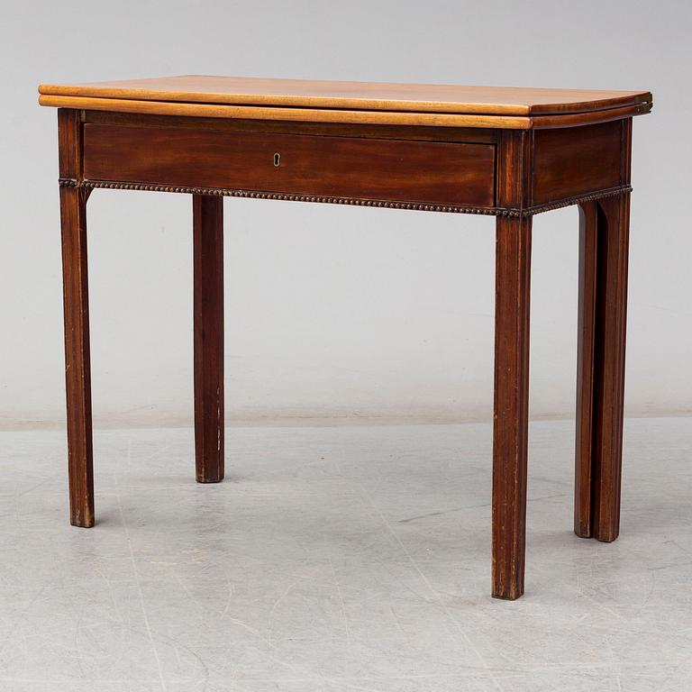 A Swedish late gustavian games table, late 18th century.