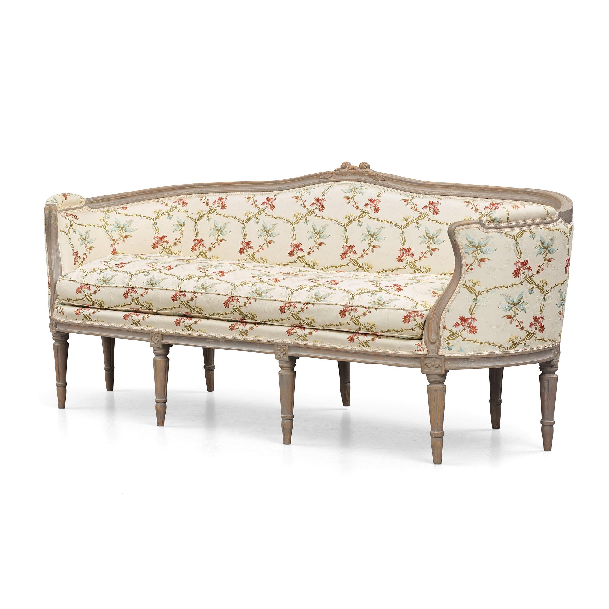 Soffa, Stockholmsarbete 1700-talets senare del, Gustaviansk.