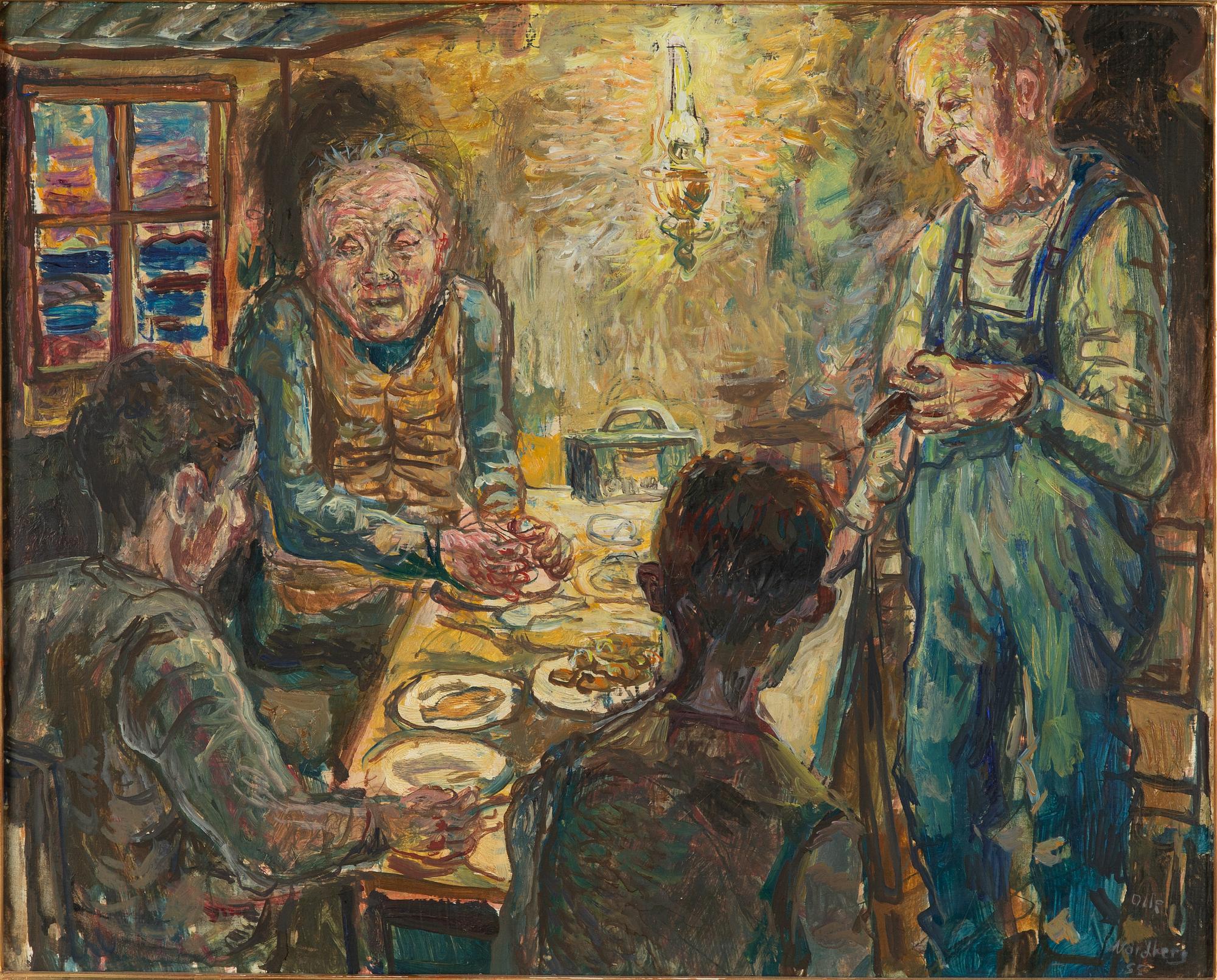 Olle Nordberg, Evening Meal.