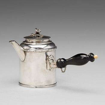 163. A Swedish Gustavian silver milk-jug, mark of Jonas Thomasson Ronander, Stockholm 1769.