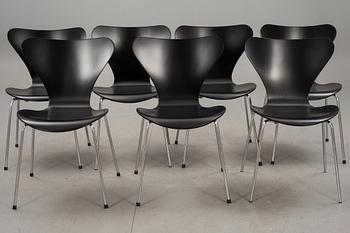 STOLAR, 7 st "Sjuan", design Arne Jacobsen.