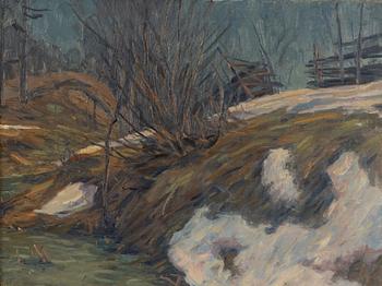 Wilhelm Behm, "Snösmältning".
