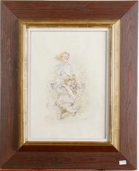 HÖGFELDT, ROBERT. Blandteknik, sign.