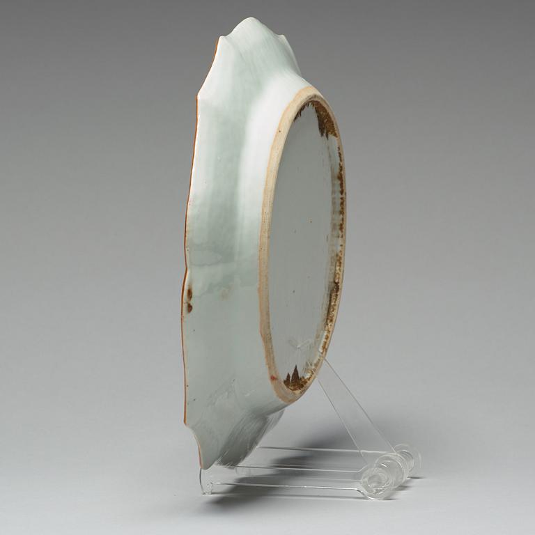 STEKFAT, kompaniporslin. Qingdynastin, Qianlong (1736-95).
