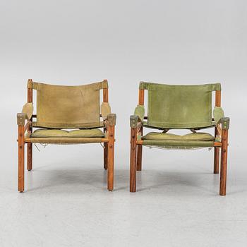 Arne Norell, a pair of 'Sirocco' chairs, Norell Möbel AB, 1960's/70's.