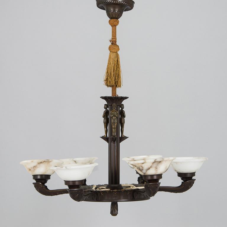 A 1930s ceiling lamp.