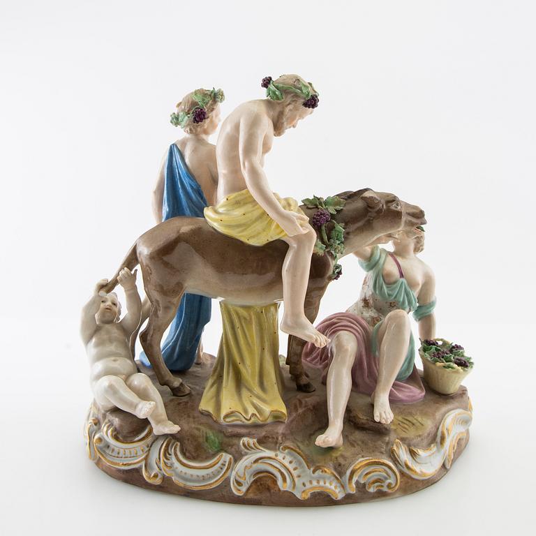 Figure of Samson, late 19th century, porcelain.