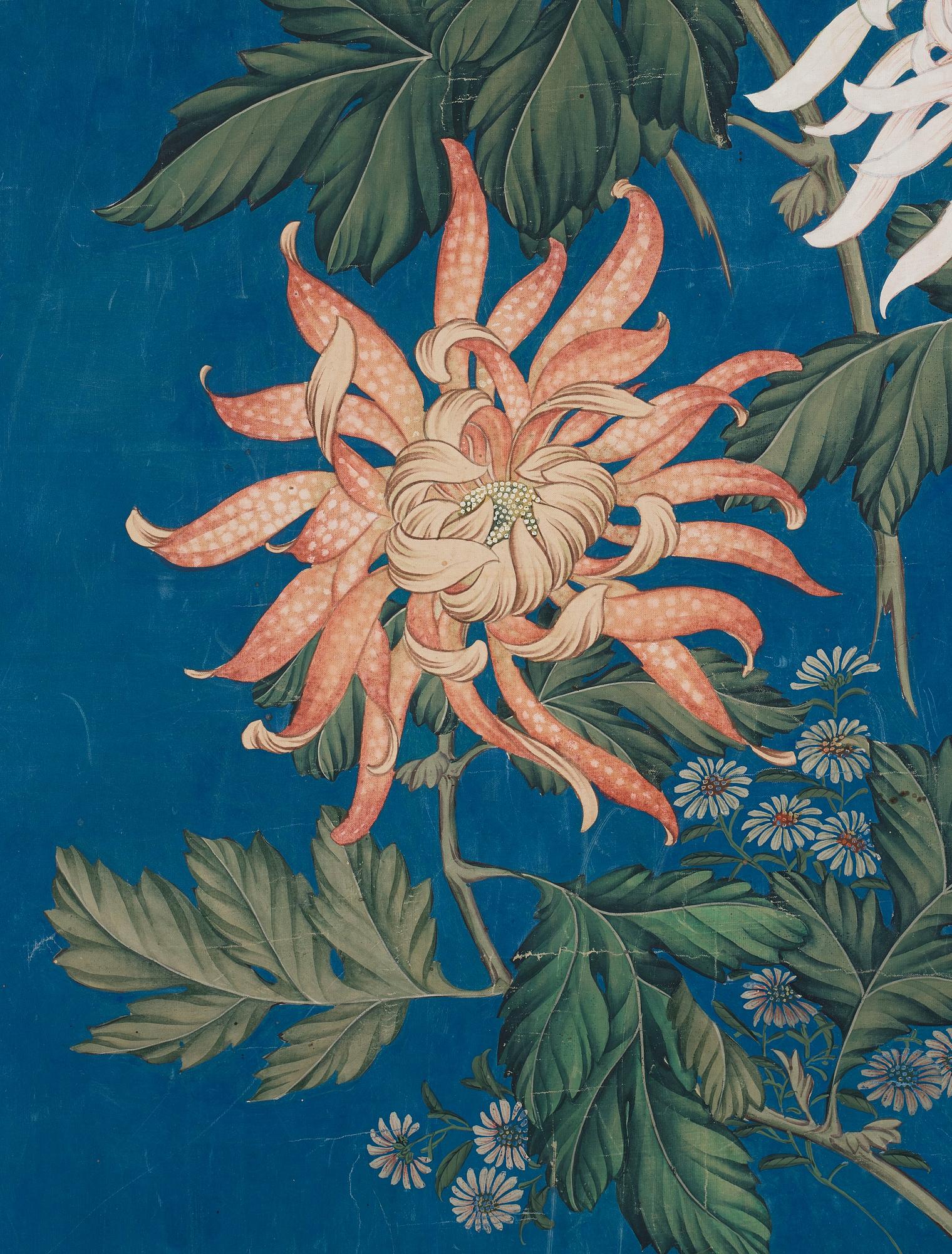 A painting, ink an color on paper, after Lang Shining (Giuseppe Castiglione), presumably late Qing dynasty/20th Century.
