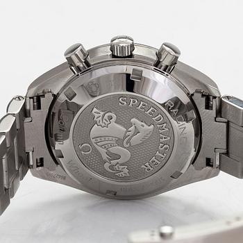 Omega, Speedmaster, Racing, "Panda", 100 m, chronograph, wristwatch, 40 mm.