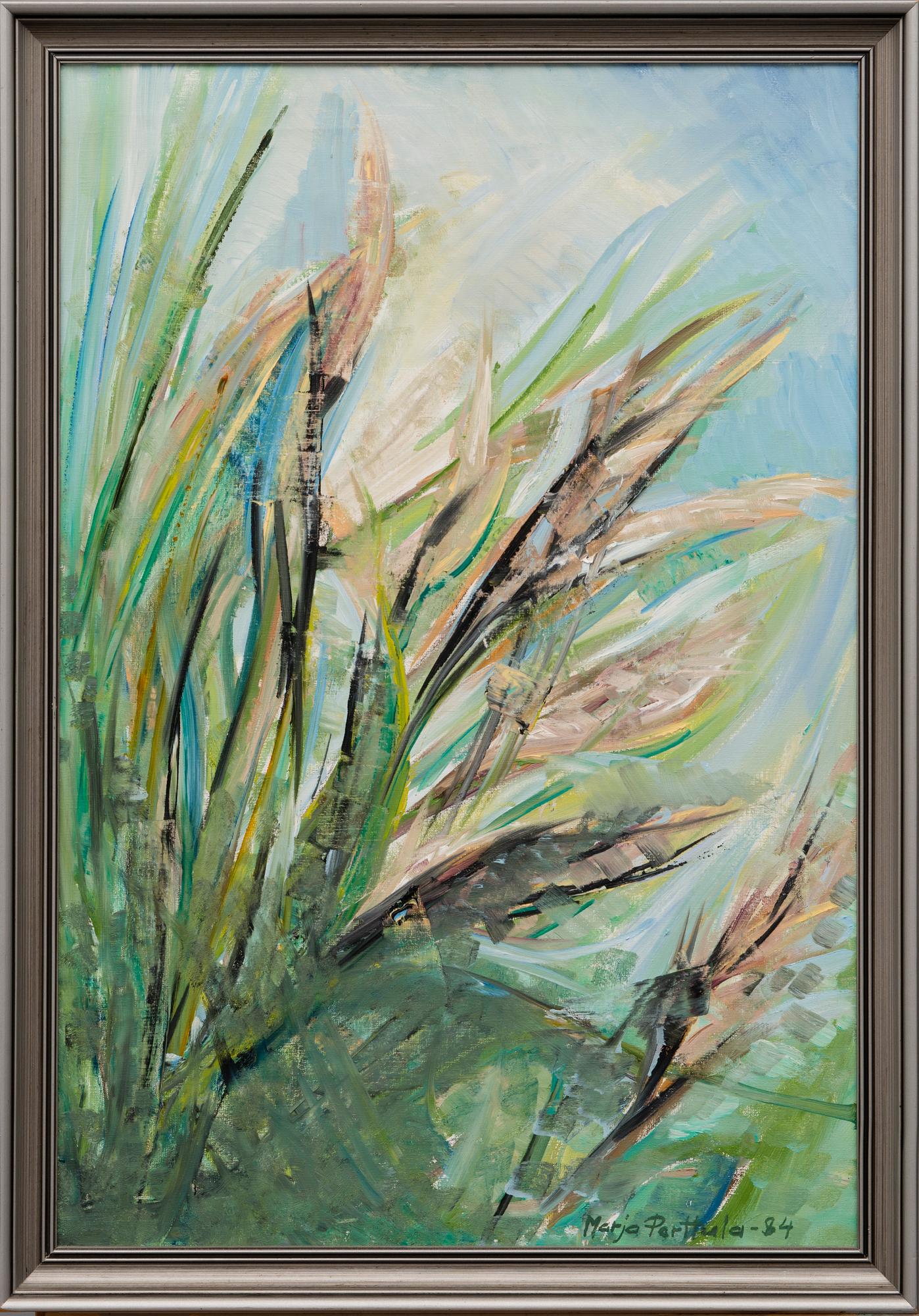 MARJA PERTTULA, öljy kankaalle, signeerattu ja päivätty -84.