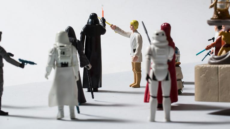 SAMLING STAR WARS FIGURER, Kenner, 1970/80-tal.