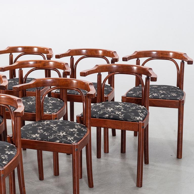 CHAIRS, 10, second half of the 20th century.