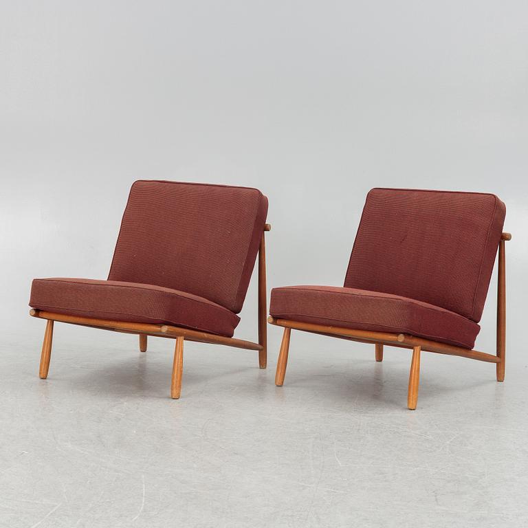 Alf Svensson, fåtöljer, ett par, "Domus", Dux, 1950/60 tal.