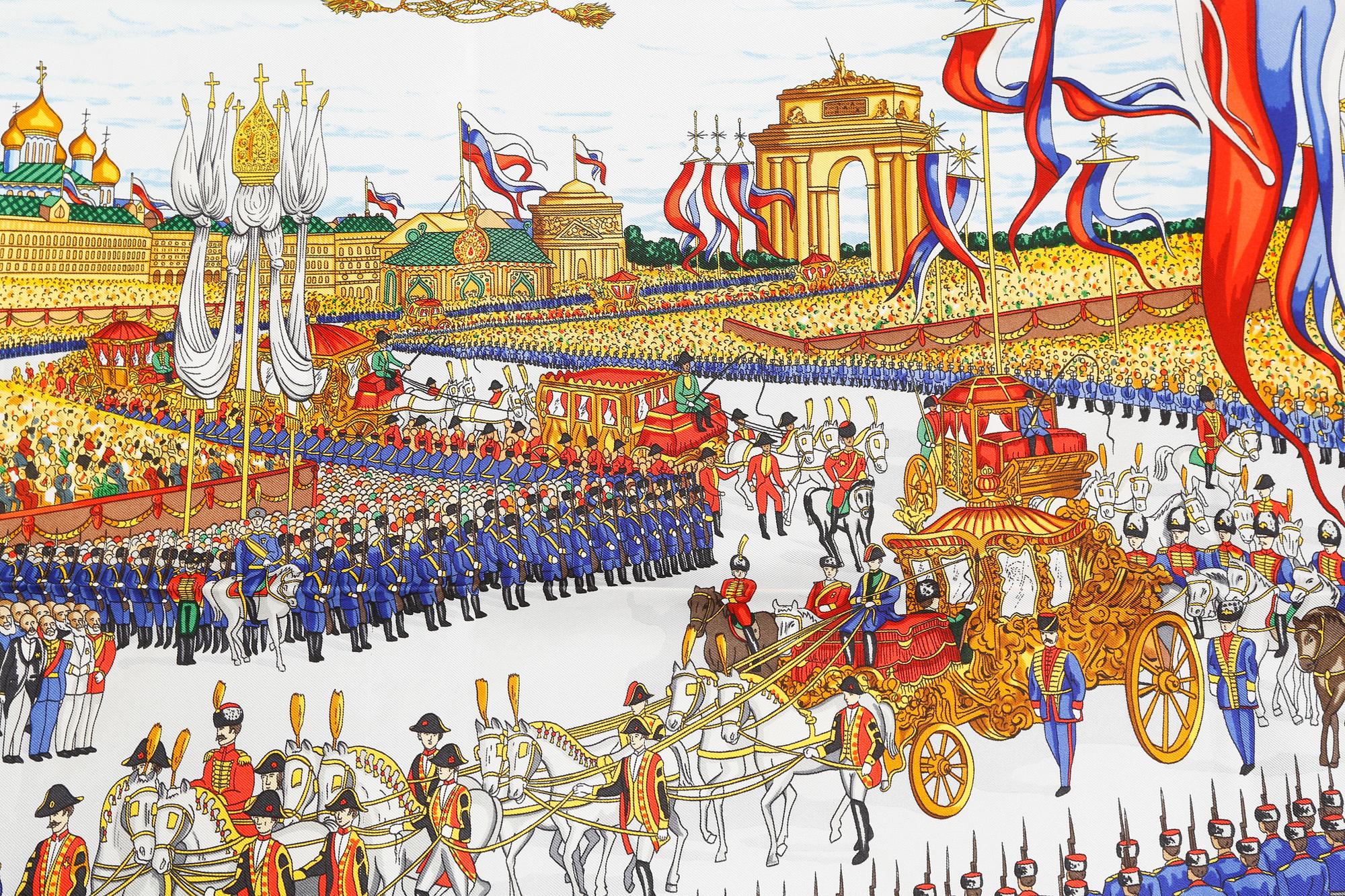 SCARF, "Grand Cortege à Moscou", Hermès.