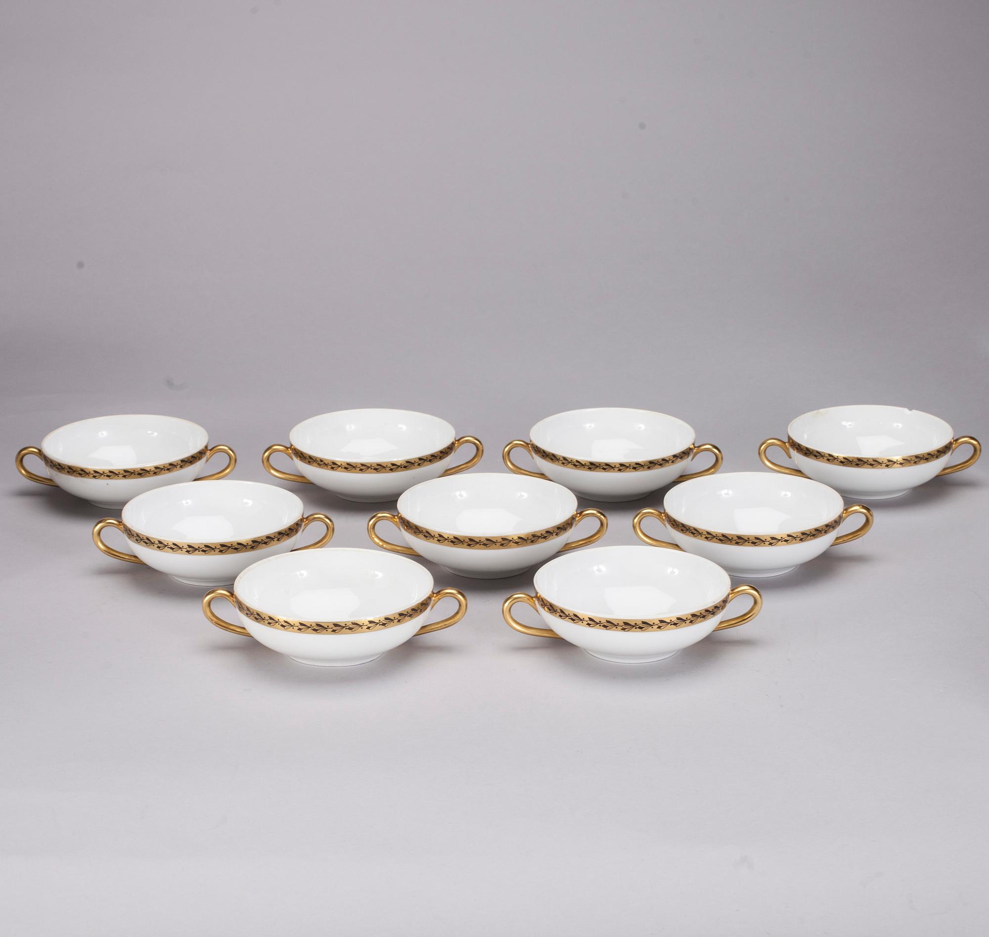 MATSERVIS, 62 delar, porslin, Arabia, 1930-tal.