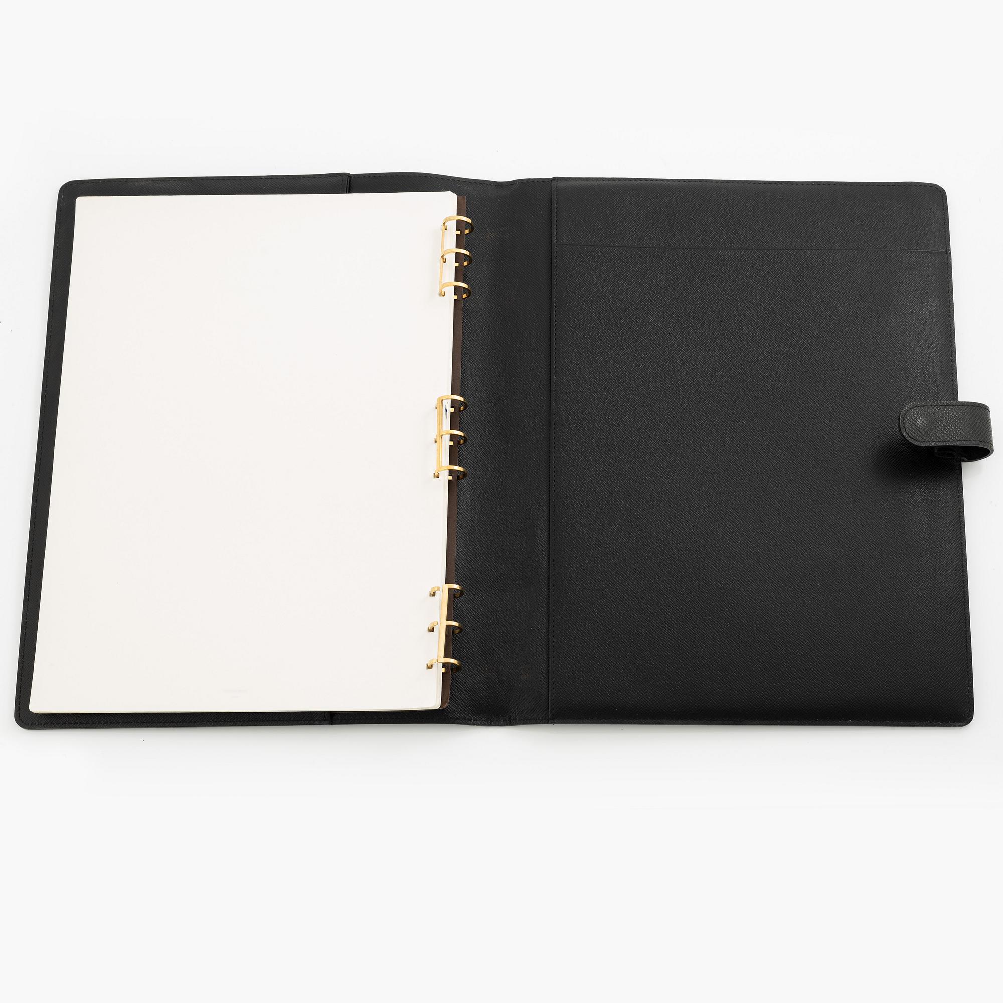 Louis Vuitton, "Taiga Mens Large Agenda Cover",