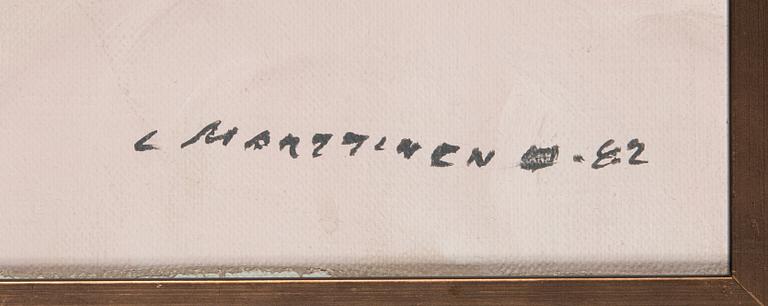Lasse Marttinen, olja på duk, signerad och daterad -82.