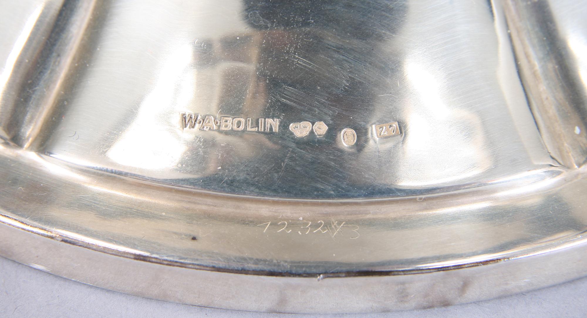PRAKTSKÅL, silver, WA Bolin, 1926.