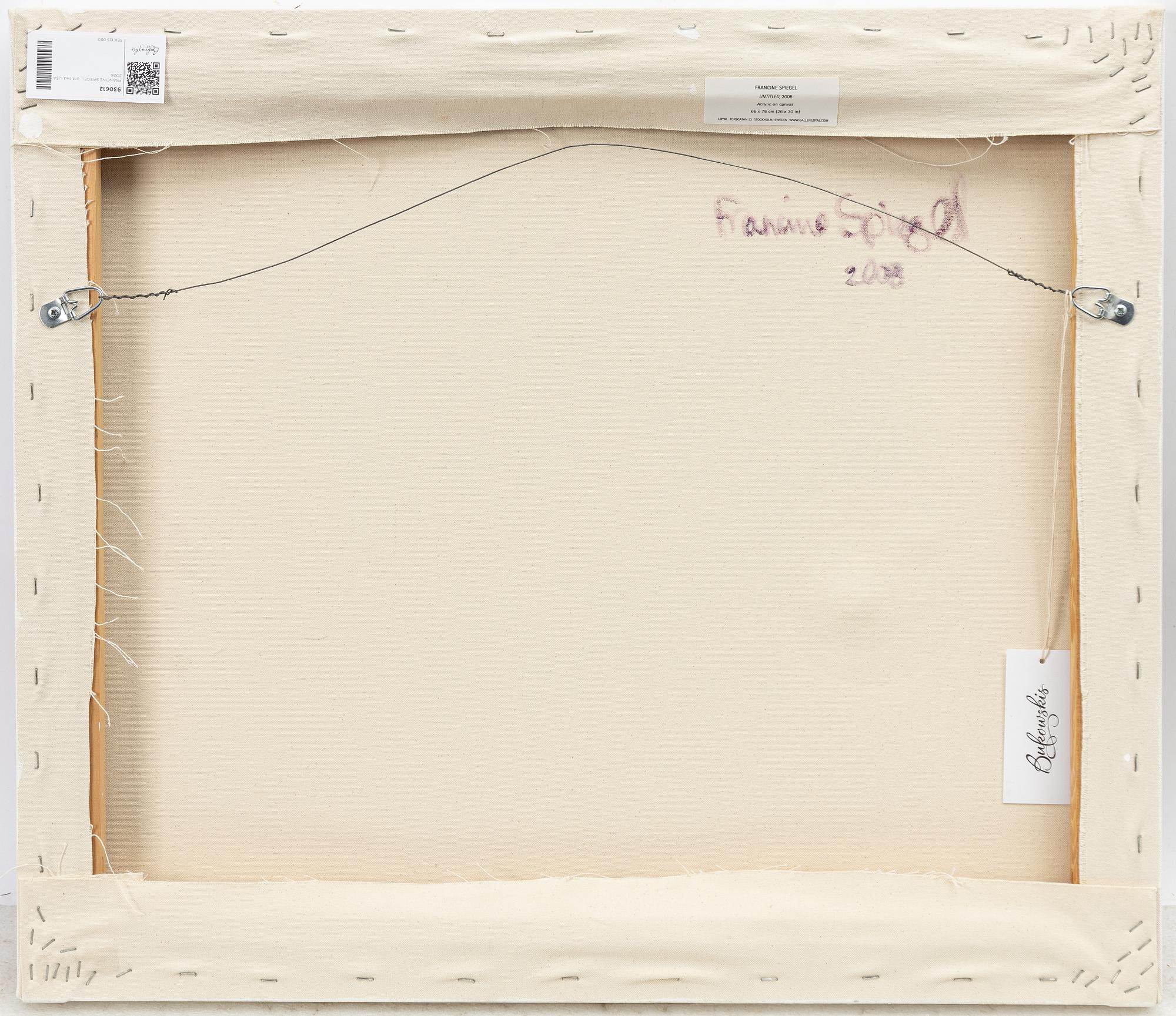 Francine Spiegel, Utan titel.