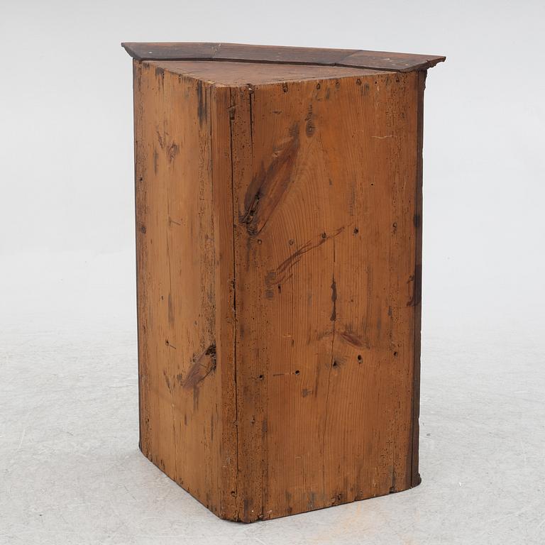 Corner cabinet, dated 1769.