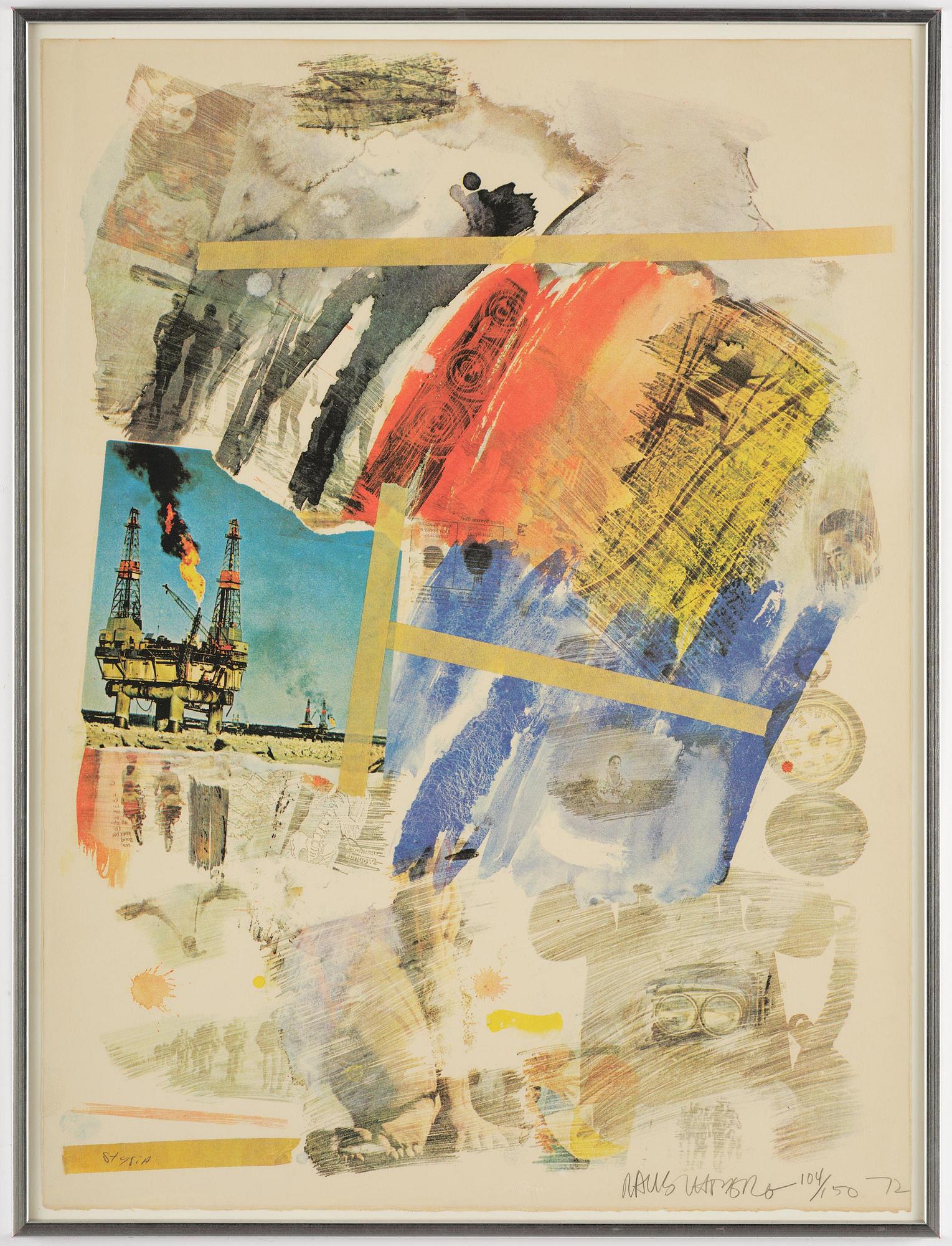 Robert Rauschenberg, "Untitled" from: Horchow Portfolio.