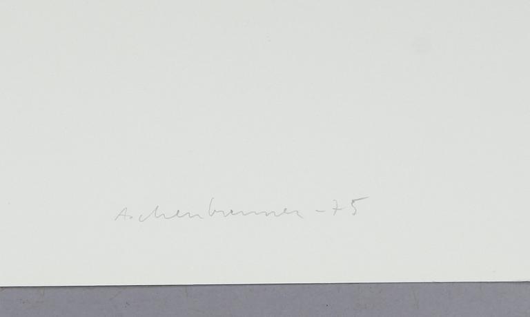 LENNART ASCHENBRENNER, färglitografi, signerad och daterad -75, numrerad 9/100.