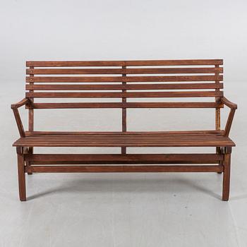 CARL MALMSTEN, trädgårdsmöbel "Bergshamra", 3 dlr, 1900-talets andra hälft.