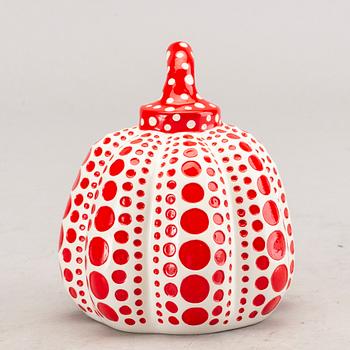 Yayoi Kusama, after, multiple, painted cast resin, published by Benesse Holdings, Inc., Naoshima, Japan, 2013.