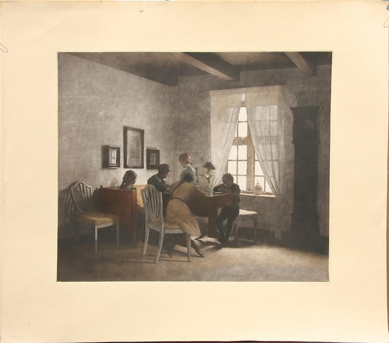 PETER ILSTED, mezzotint, ej sign.